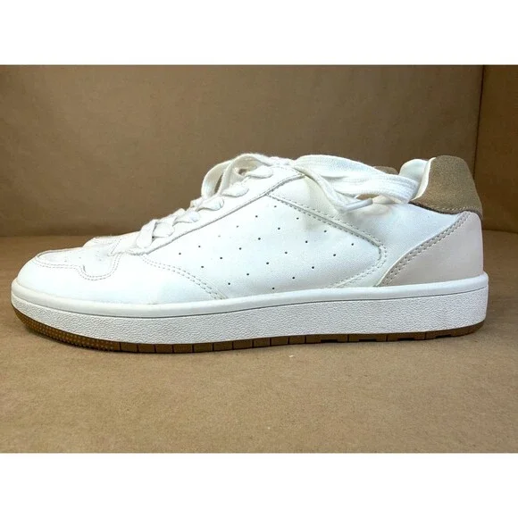 J. Crew White Leather Court City Tour Sneakers (Gum Sole) Preppy, Casual Size 8 - Picture 9 of 15